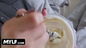 Neighbor licked the divorced hottie's wet pussy with a gorgeous ass